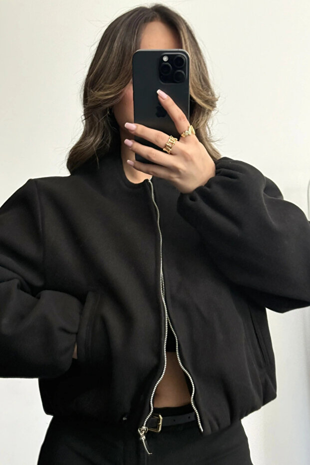 Bomber Kaşe Premium Ceket - 3