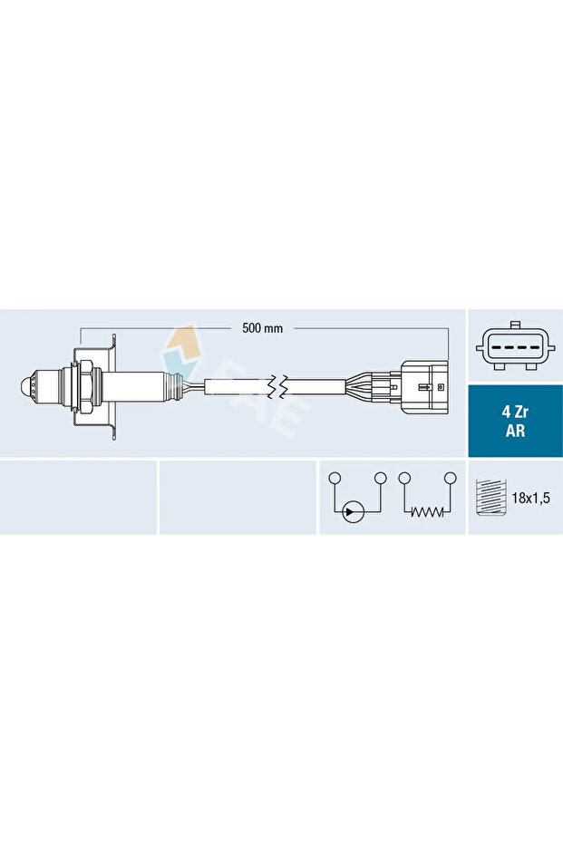 Lambda sensor Nissan 10-Trail 3/Juke/Pulsar - 1
