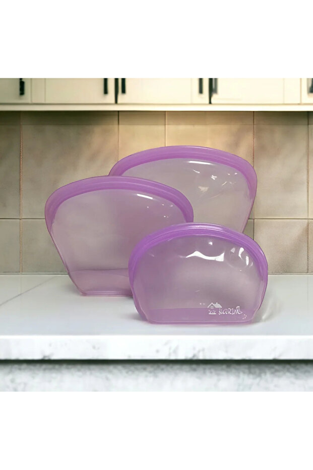 Silicone Storage Long-Term Storage Reusable Leakproof Refrigerator Bag - Storage Container