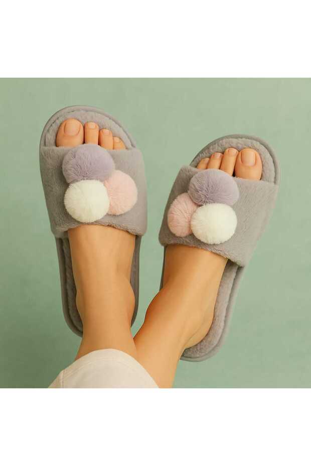 Peluş Ev Terliği - 1