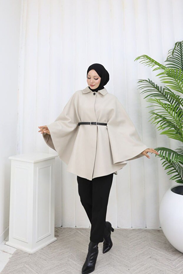 İthal kaşe panço - 3