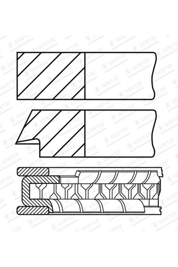 Set Segmenti Piston Smart Fortwo - 1