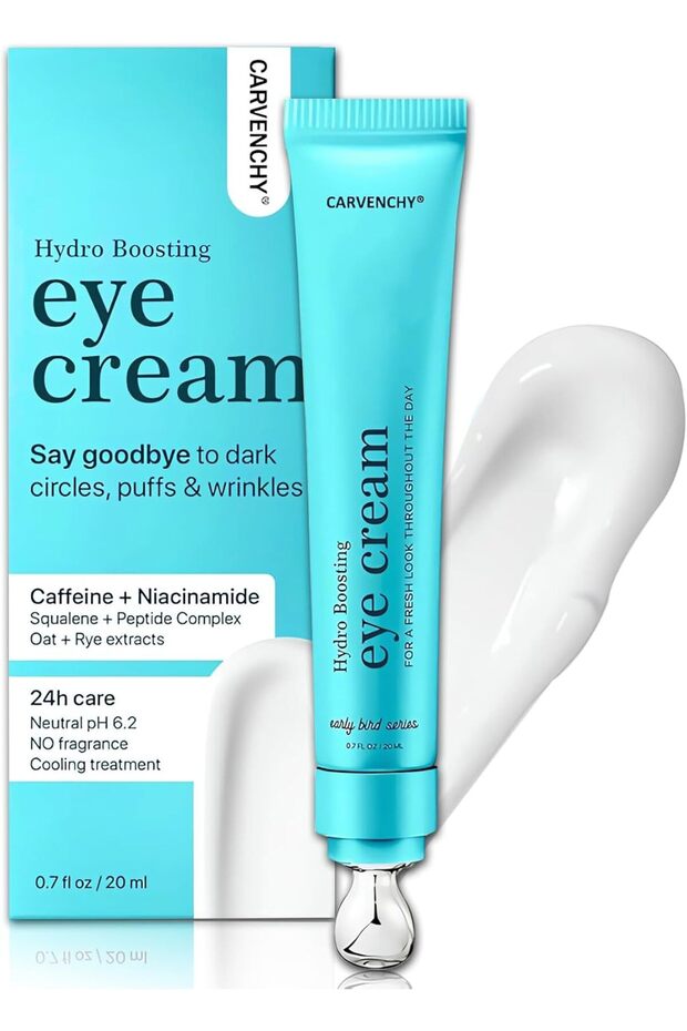 Eye Cream for Dark Circles with Caffeine, Peptides & Niacinamide