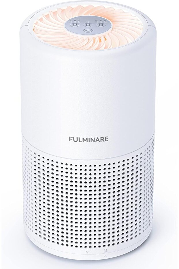 FULMINARE H13 True HEPA Air Purifier — Quiet Small Air Filter with Timer, Sleep Mode & Night Light