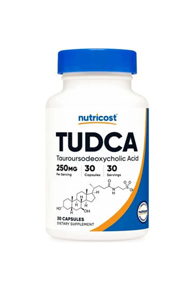 Tudca Tauroursodeoxycholic حمض المرارة 250 ملغ 30 كبسولة