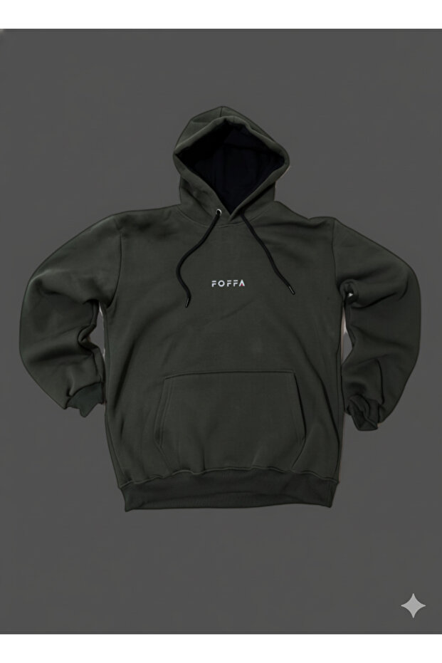 Kapüşonlu 3 İplik Sweatshirt - 2