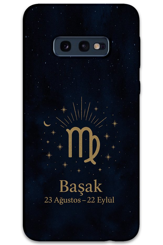 Galaxy S10E Compatible Virgo Pattern Phone Case + Screen Protector - 5773