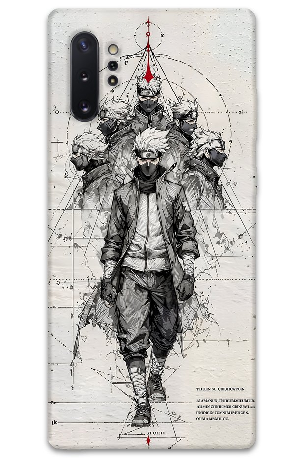 Galaxy Note 10 Plus Compatible Anime Patterned Phone Case + Screen Protector - 5875