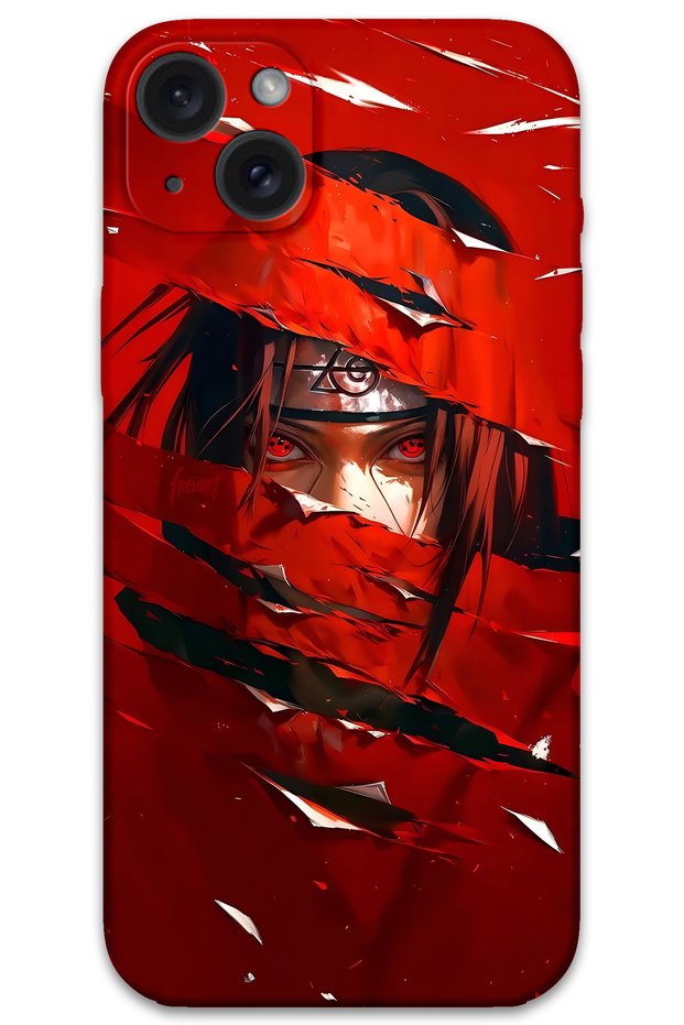 حافظة هاتف بنمط الرسوم المتحركة متوافقة مع هاتف iPhone 15 Plus + واقي شاشة - 5885