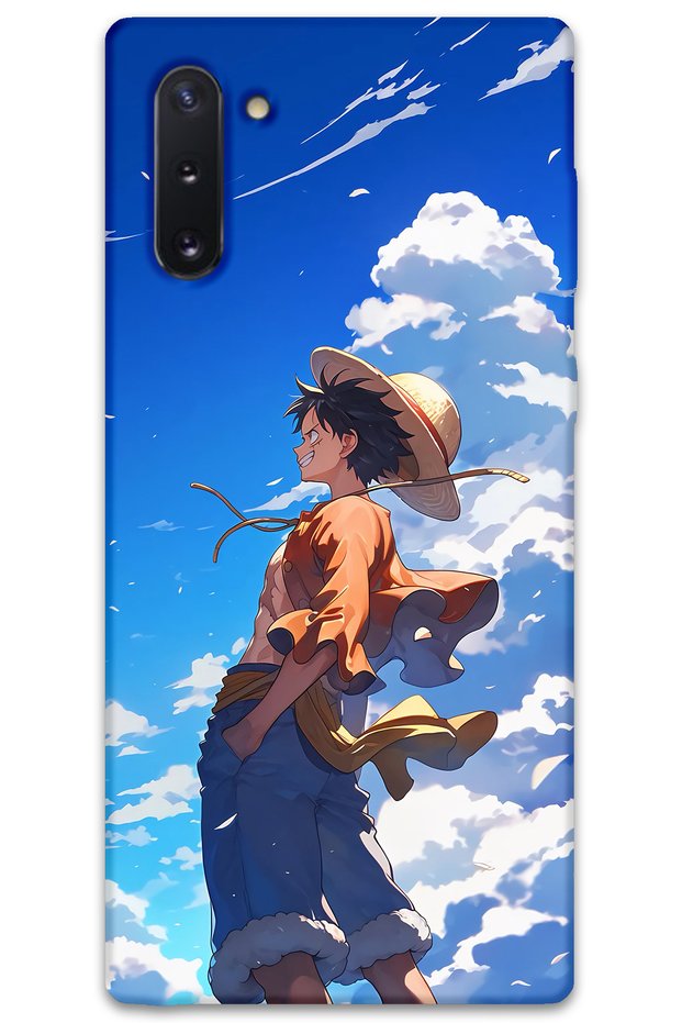 Galaxy Note 10 Compatible Anime Patterned Phone Case + Screen Protector - 5889