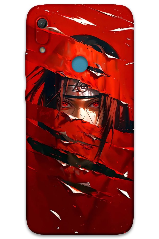 Huawei Y6S Compatible Anime Patterned Phone Case + Screen Protector - 5885