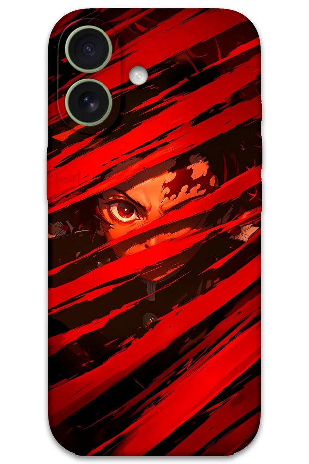 حافظة هاتف بنمط الرسوم المتحركة متوافقة مع هاتف iPhone 16 Plus + واقي شاشة - 5897