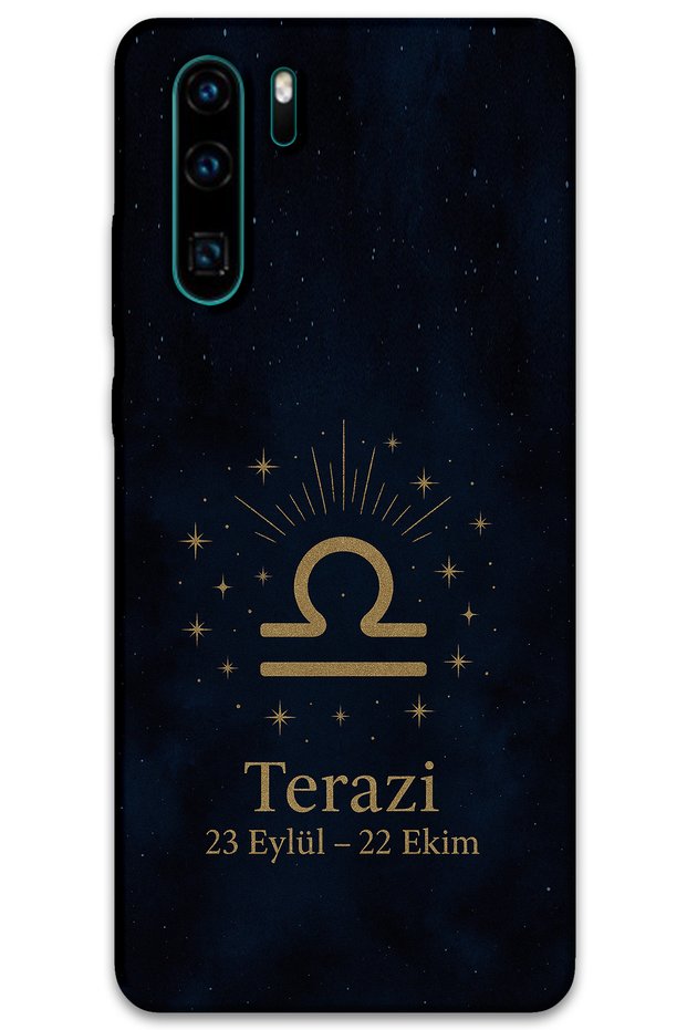 Huawei P30 Pro Compatible Libra Zodiac Pattern Phone Case + Screen Protector - 5774