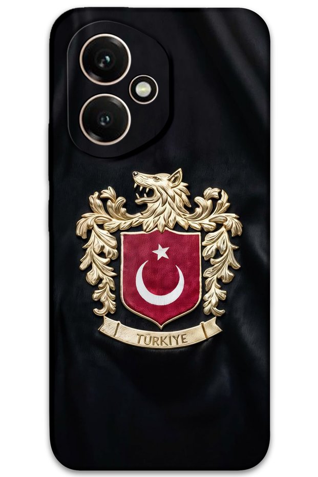 حافظة هاتف متوافقة مع Honor 400 بنمط تركي + واقي شاشة - 5855