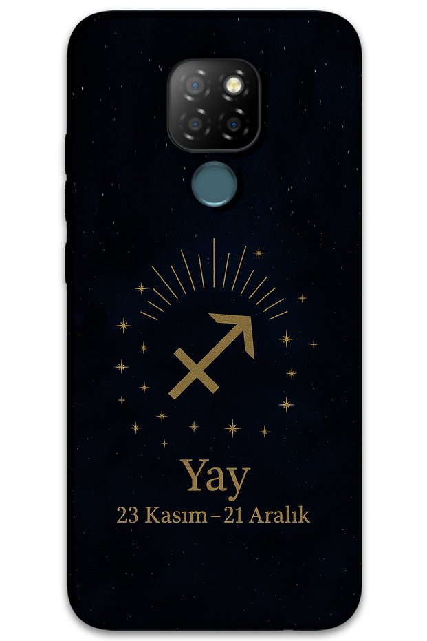 Gm 20 Compatible Sagittarius Patterned Phone Case + Screen Protector - 5776