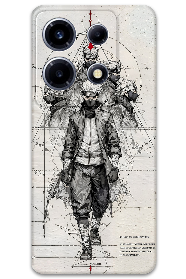 Infinix Note 30 Vip Compatible Anime Patterned Phone Case + Screen Protector - 5875