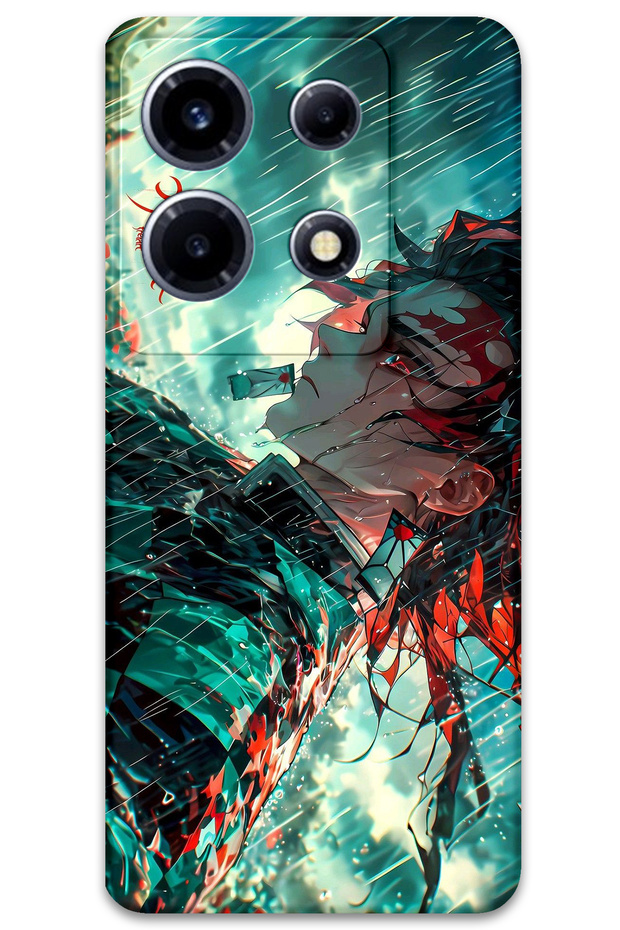 Infinix Note 30 Vip Compatible Anime Patterned Phone Case + Screen Protector - 5909