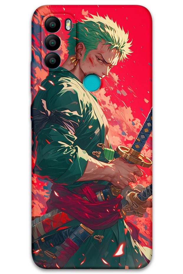 Gm 21 Plus Compatible Anime Patterned Phone Case + Screen Protector - 5894