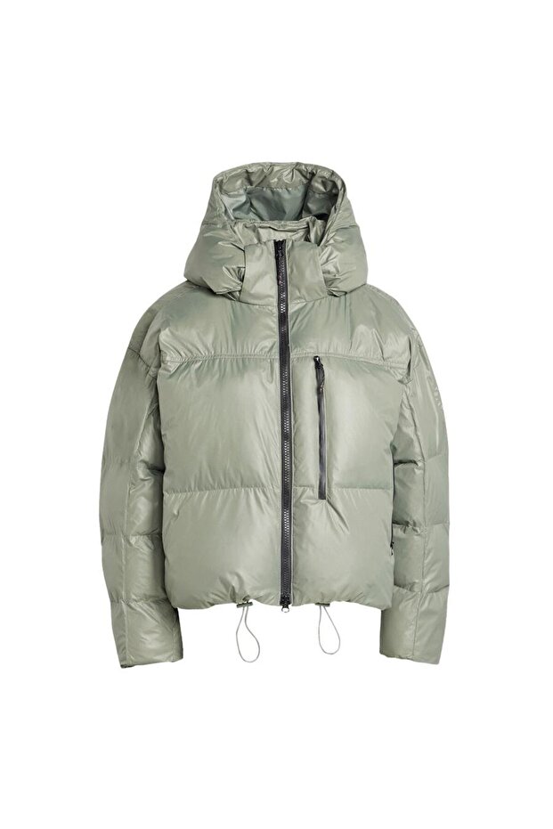 Women's Green Coat aSMC SHORT PUF JX4339