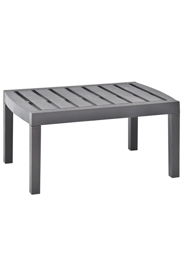 Garden Table Mocha 78x55x38 cm Plastic