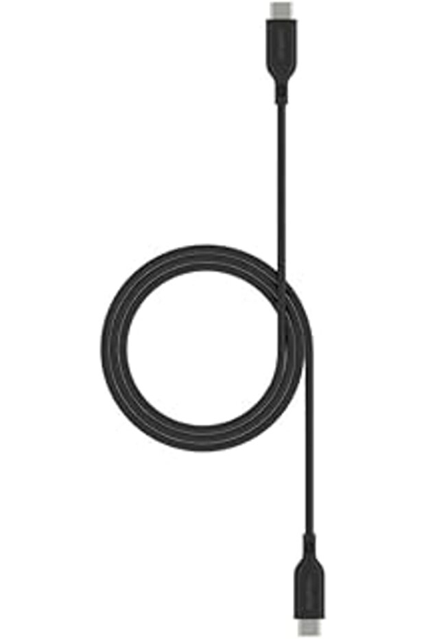 Essentials USB-C to USB-C Cable (1 m) - Fast Charging, Durable, Black - 1