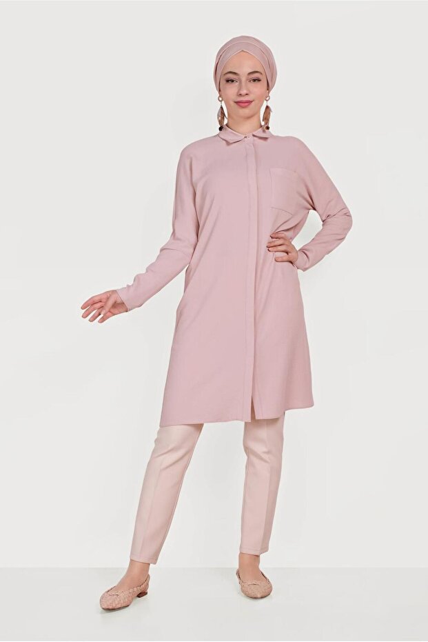 تونيك بأزرار مخفية 40525 - 1