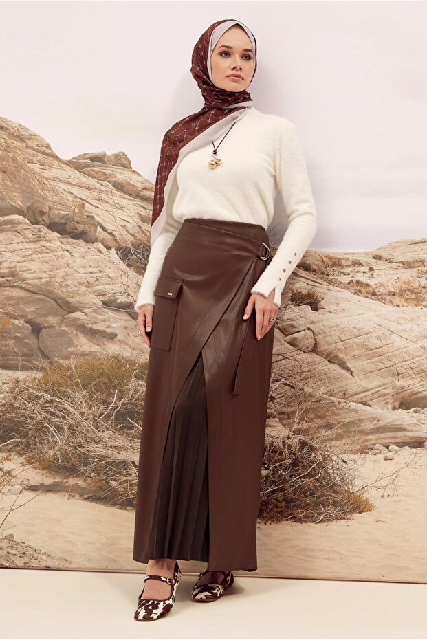 SUNİ DERİ ETEK 60709 - 1