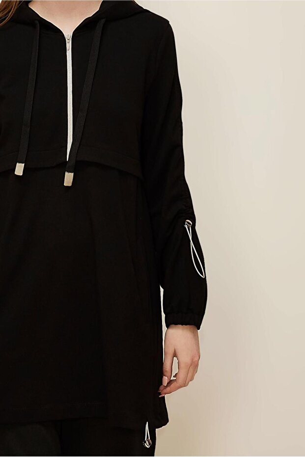 KAPÜŞONLU EŞOFMAN TUNİK 45978 - 4