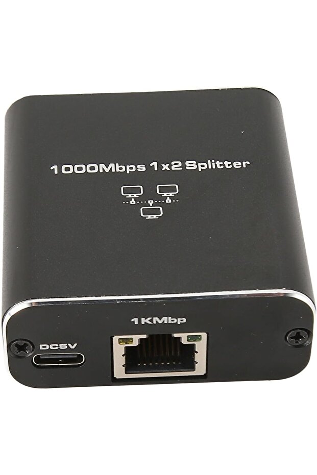 Gigabit Ethernet Splitter 1-to-2 RJ45 1000 Mbps - 1