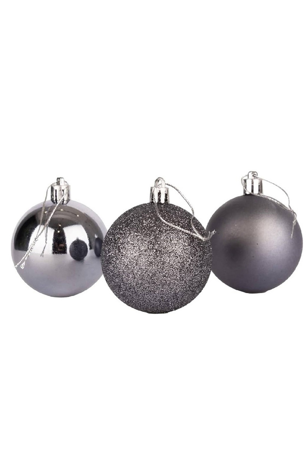 10cm Shatterproof Christmas Balls, 12pcs (2 Pack, 6/Box), Tree & Party Holiday Decorations