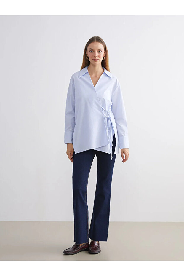 Flare Kadın Jean Pantolon - 3