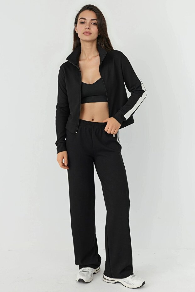 Soft Touch Moda Elastik Bel Eşofman Altı - 4