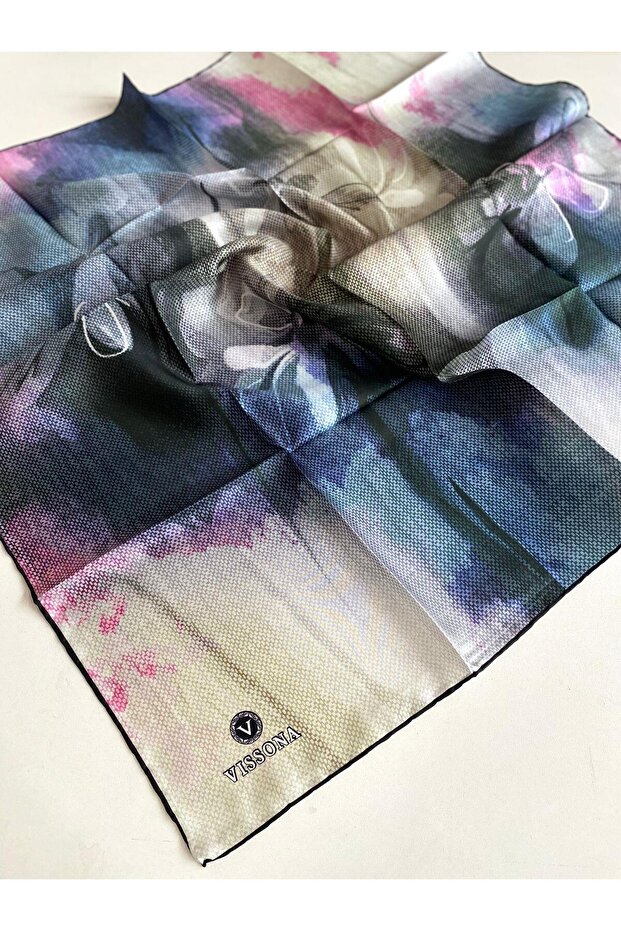 Eșarfă de mătase Twill - 2