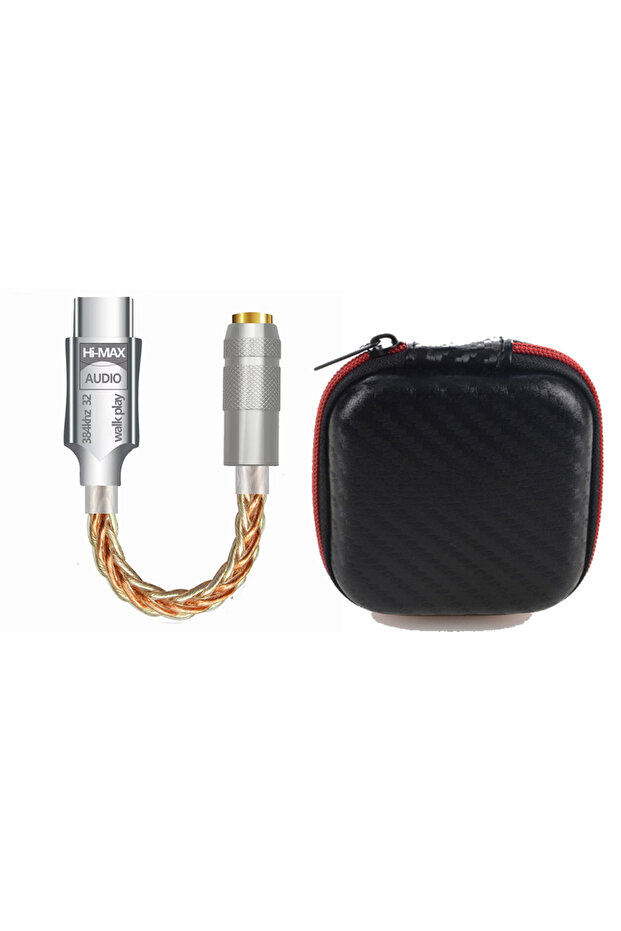 CB1200AU-BAG محول صوت DAC من النوع C إلى 3.5 مم HiFi ومكبر صوت سماعة الأذن ومحول فك تشفير الصوت USB C ومحول AMP CB1200AU Ch