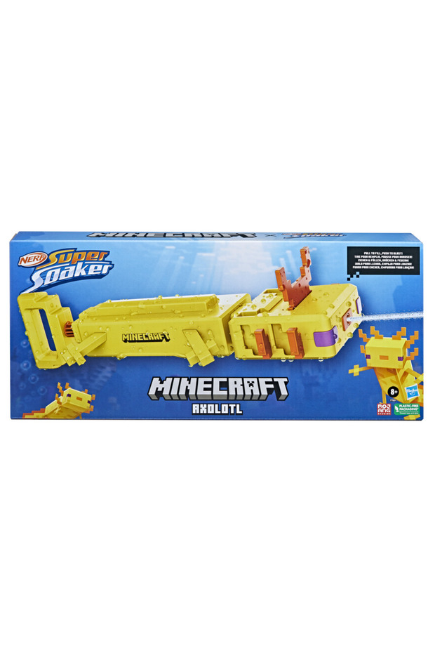 Super Soaker Minecraft Axolotl - 1
