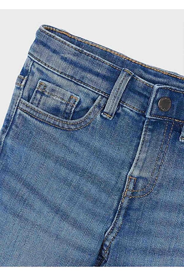 بنطلون شتوي للأولاد من Basic قصة ضيقة - أزرق - 3