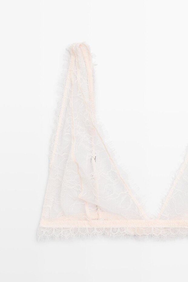 Püsküllü dantel bralet - 2