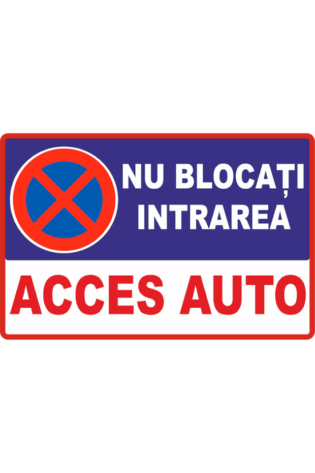 Indicator acces auto - 1