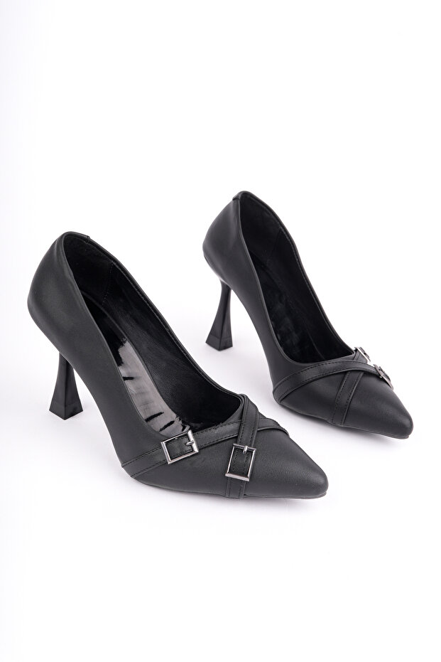 Nathan Cross Belt Thin Heeled Stiletto