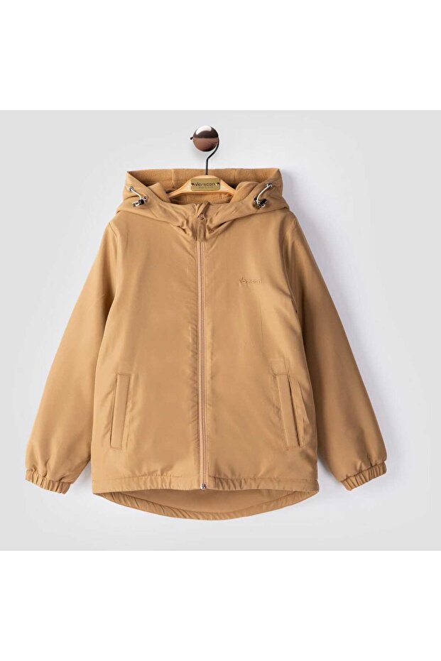 KAPÜŞONLU İÇİ ELYAF YAĞMURLUK - 1