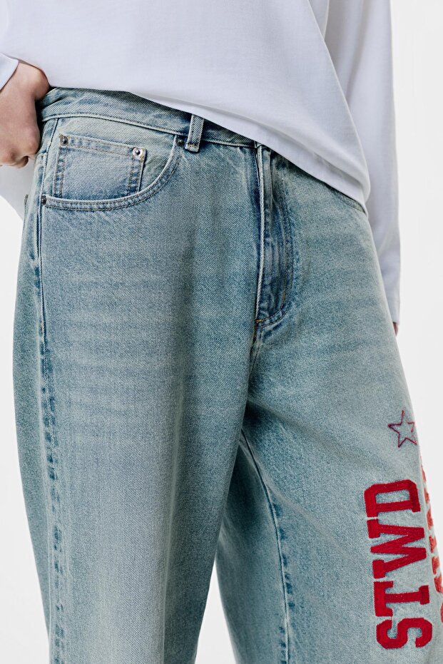 STWD Community geniş paça jean - 7