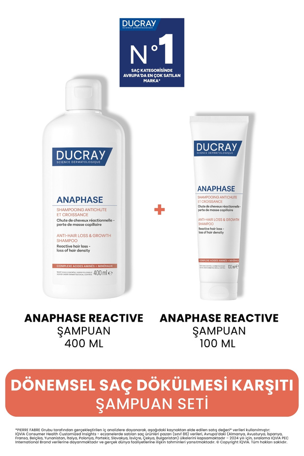 Dönemsel Saç Dökülmesi Karşıtı Şampuan Seti (400 ML + 100 ML) - 1