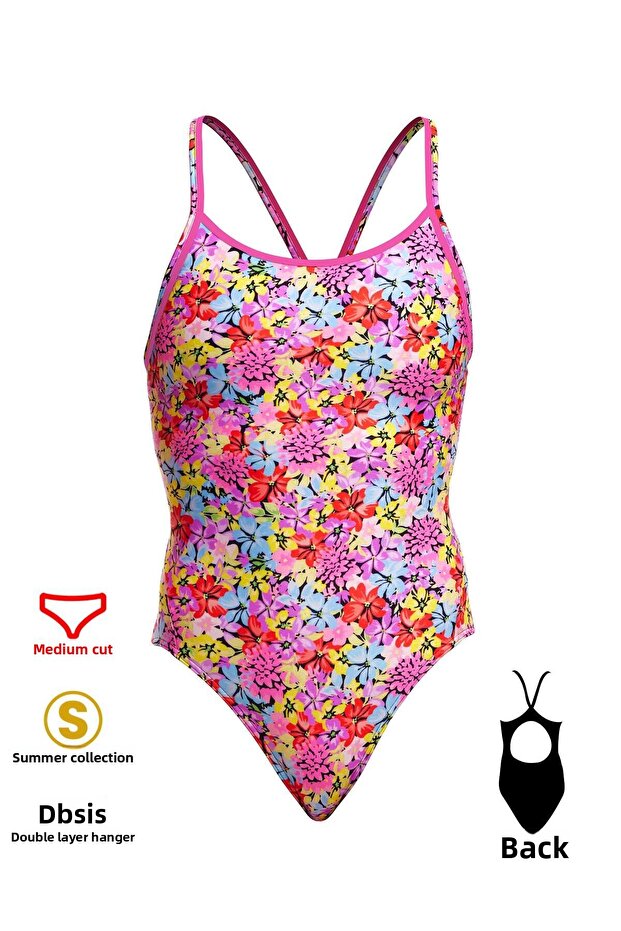 Funkita Db - Women's Training Swimsuit, Diamond Back Summer Nights