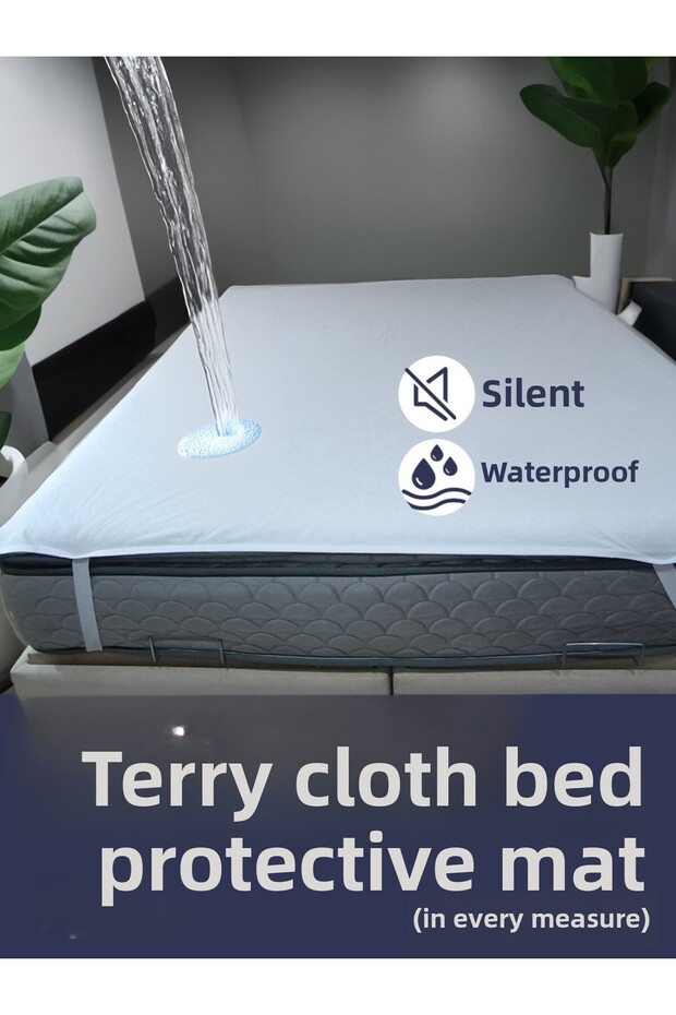 Liquid Proof Four Corner Elastic Mattress Protector Towel Mattresses