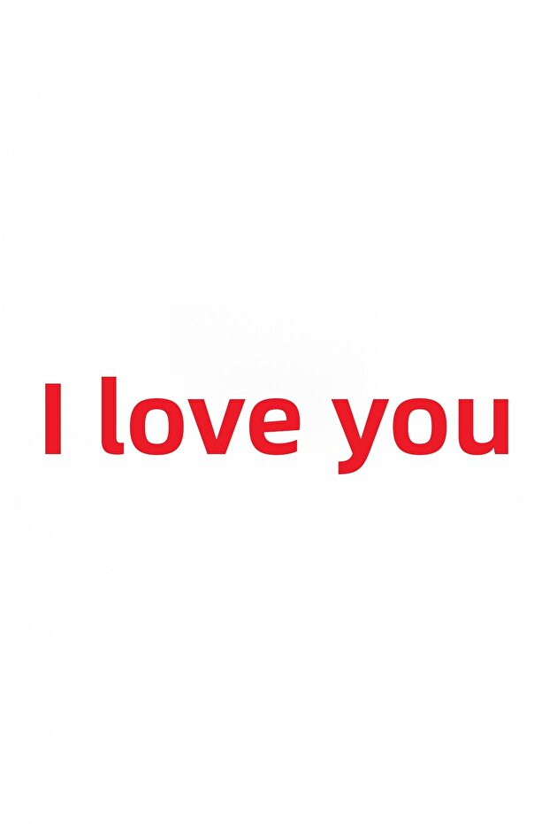 I Love You Letter Foil Balloon Set
