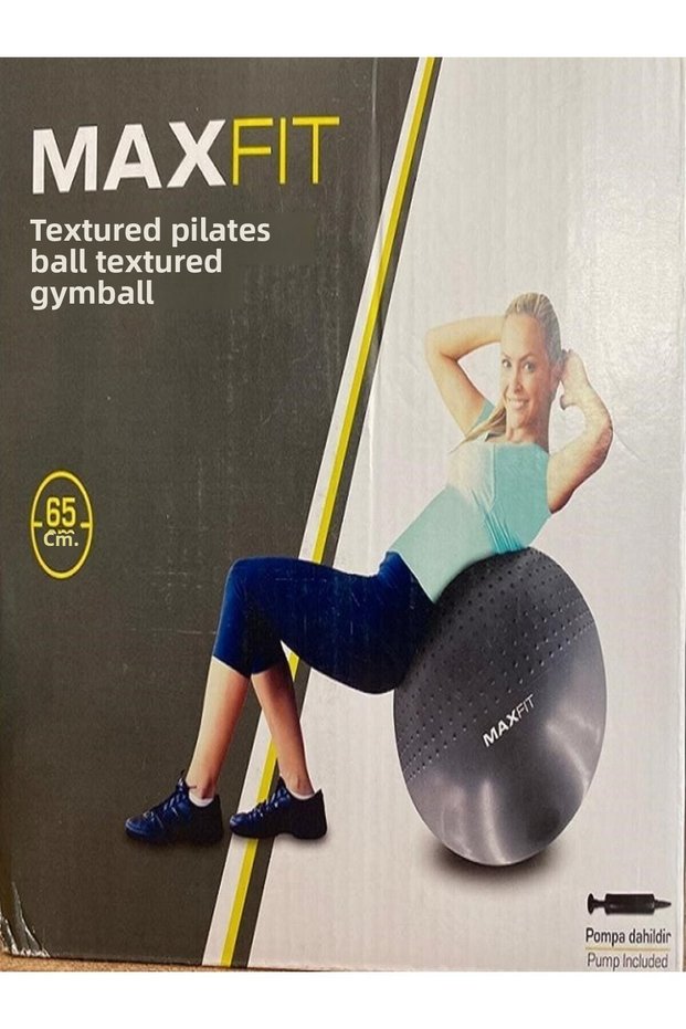 كرة بلاستيكية من Maxfit باللون الرمادي