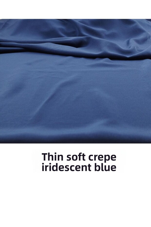 Dark Blue Thin Crepe (Width 145 cm X Length 200 cm)
