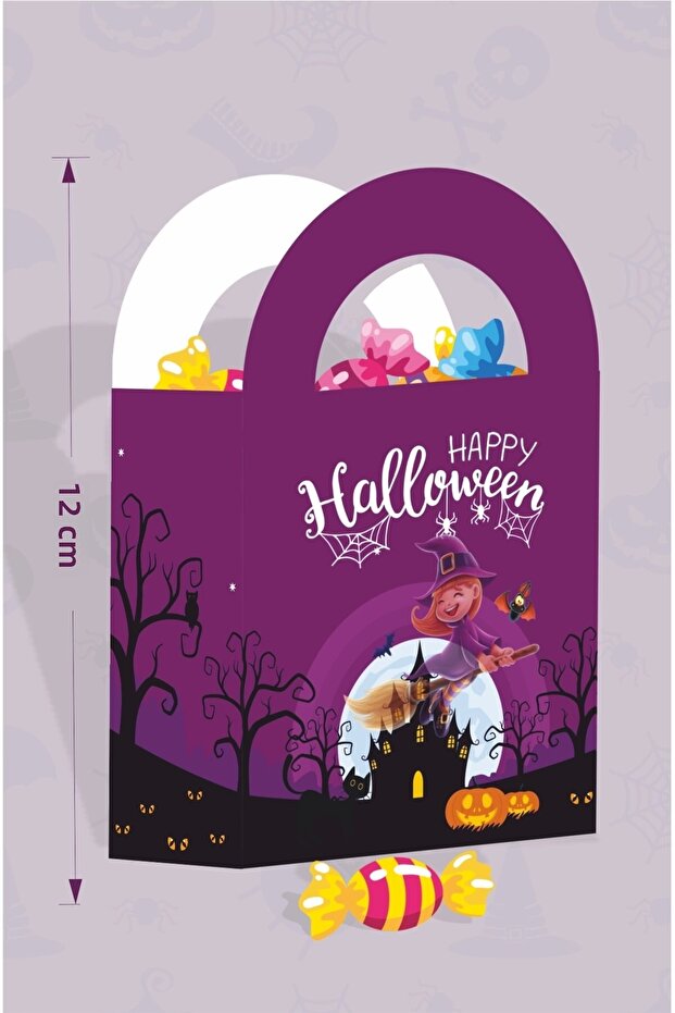 Halloween Halloween Themed Mini Bag 12x7 cm Pack of 8
