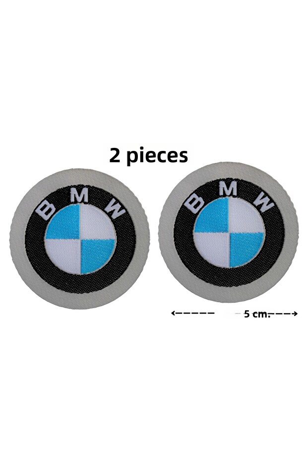 شعار BMW "حجم صغير" منسوج مزين بالحديد