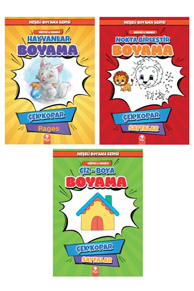 Cheerful Coloring Series - Colorful (3 Books)